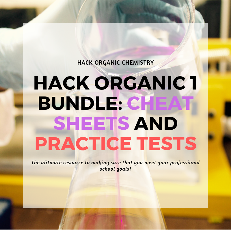 Hack Organic 1 Bundle: Cheat Sheets and Practice Tests
